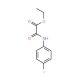 Ethyl 2-(4-fluoroanilino)-2-oxoacetate 的分子结构, CAS编号: 69065-91-4 Ethyl 2-(4-fluoroanilino)-2-oxoacetate (CAS 69065-91-4) - chemical structure image