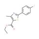 Ethyl 2-(4-Fluorophenyl)-4-methylthiazole-5-carboxylate (CAS 317319-17-8) - chemical structure image