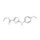 Ethyl 2-(4-Methoxy-phenylamino)-thiazole-4-carboxylate (CAS 126533-79-7) - chemical structure image