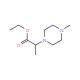 ethyl 2-(4-methylpiperazin-1-yl)propanoate - chemical structure image