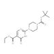 Ethyl 2-(4-(t-BOC)piperazin-1-yl)-4-hydroxypyrimidine-5-carboxylate (CAS 1065074-31-8) - chemical structure image