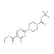 Ethyl 2-(4-(tert-butoxycarbonyl)piperazin-1-yl)-4-methylpyrimidine-5-carboxylate (CAS 1150163-72-6) - chemical structure imag