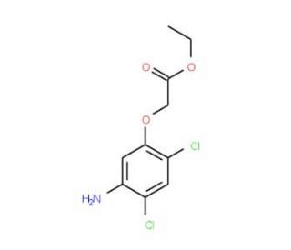 Ethyl 2-(5-amino-2,4-dichlorophenoxy)acetate - chemical structure image