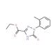 Ethyl 2,5-dihydro-1-(2-methylphenyl)-5-oxo-1H-1,2,4-triazole-3-carboxylate - chemical structure image
