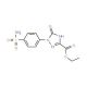Ethyl 2,5-dihydro-5-oxo-1-(4-sulfamoylphenyl)-1H-1,2,4-triazole-3-carboxylate - chemical structure image