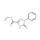 Ethyl 2,5-dihydro-5-oxo-1-phenyl-1H-1,2,4-triazole-3-carboxylate (CAS 67267-08-7) - chemical structure image