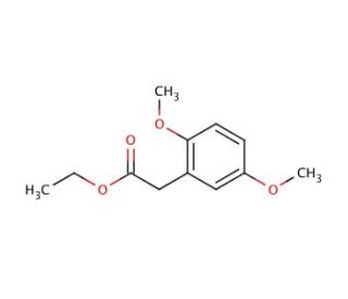 Ethyl 2,5-dimethoxyphenylacetate (CAS 66469-86-1) - chemical structure image