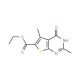 Ethyl 2,5-dimethyl-4-oxo-3,4-dihydrothieno-[2,3-d]pyrimidine-6-carboxylate - chemical structure image