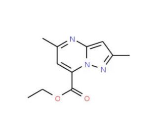 ethyl 2,5-dimethylpyrazolo[1,5-a]pyrimidine-7-carboxylate - chemical structure image
