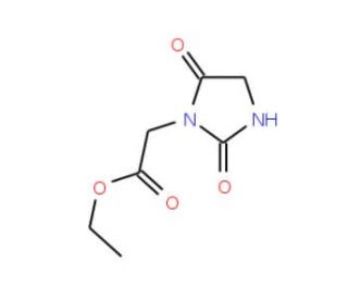 ethyl (2,5-dioxoimidazolidin-1-yl)acetate (CAS 117043-46-6) - chemical structure image