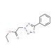 Ethyl 2-(5-phenyl-2H-1,2,3,4-tetraazol-2-yl)-acetate (CAS 21054-65-9) - chemical structure image