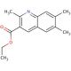 Ethyl 2,6,7-trimethylquinoline-3-carboxylate - chemical structure image