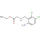 Ethyl 2-(6-Amino-2,3-dichlorobenzyl)glycine(Anagrelide Impurity A) (CAS 70406-92-7) - chemical structure image