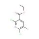 Ethyl 2,6-dichloro-5-fluoronicotinate (CAS 82671-03-2) - chemical structure image