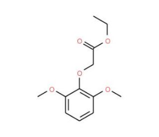 Ethyl (2,6-dimethoxyphenoxy)acetate (CAS 15267-83-1) - chemical structure image