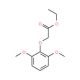 Ethyl (2,6-dimethoxyphenoxy)acetate (CAS 15267-83-1) - chemical structure image