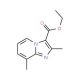 Ethyl 2,8-dimethylimidazo[1,2-a]pyridine-3-carboxylate - chemical structure image