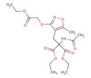 Ethyl 2-Acetamido-2-ethoxycarbonyl-3-[3-(ethoxycarbonylmethoxy)-5-methylisoxazol-4-yl]propanoate (CAS 887354-95-2) - chemical