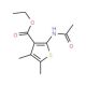 Ethyl 2-(acetylamino)-4,5-dimethylthiophene-3-carboxylate - chemical structure image