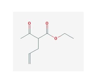 ethyl 2-acetylpent-4-enoate (CAS 610-89-9) - chemical structure image