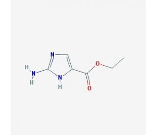 Ethyl 2-amino-1H-imidazole-5-carboxylate (CAS 149520-94-5) - chemical structure image