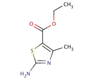Ethyl-2-amino-4-methyl-thiazole-5-Carboxylate (CAS 7210-76-6) - chemical structure image