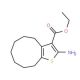 Ethyl 2-amino-5,6,7,8,9,10-hexahydro-4H-cyclonona[b]thiophene-3-carboxylate - chemical structure image