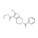 Ethyl 2-amino-6-benzoyl-4,5,6,7-tetrahydrothieno-[2,3-c]pyridine-3-carboxylate (CAS 243967-93-3) - chemical structure image