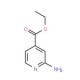 Ethyl 2-aminopyridine-4-carboxylate (CAS 13362-30-6) - chemical structure image