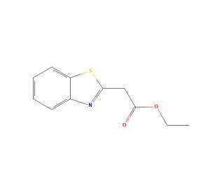 Ethyl 2-(benzo[d]thiazol-2-yl)acetate (CAS 29182-42-1) - chemical structure image
