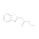 Ethyl 2-(benzo[d]thiazol-2-yl)acetate (CAS 29182-42-1) - chemical structure image