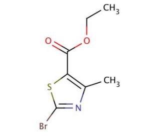 Ethyl 2-bromo-4-methylthiazole-5-carboxylate (CAS 22900-83-0) - chemical structure image