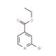 Ethyl 2-bromoisonicotinate (CAS 89978-52-9) - chemical structure image