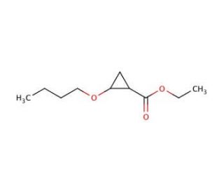 ethyl 2-butoxycyclopropanecarboxylate - chemical structure image
