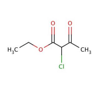 Ethyl 2-chloroacetoacetate (CAS 609-15-4) - chemical structure image