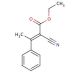 Ethyl 2-cyano-3-phenyl-2-butenoate, mixture of cis and trans 的分子结构, CAS编号: 18300-89-5 Ethyl 2-cyano-3-phenyl-2-butenoate, mixture of cis and trans (CAS 18300-89-5) - chemical structure image