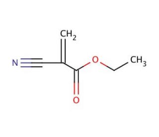 Ethyl 2-Cyanoacrylate (CAS 7085-85-0) - chemical structure image