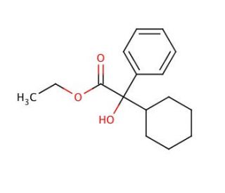 Ethyl 2-Cyclohexyl-2-hydroxy-phenylacetate (CAS 31197-69-0) - chemical structure image