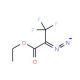 Ethyl 2-Diazo-3,3,3-trifluoro-propionate (CAS 59733-95-8) - chemical structure image