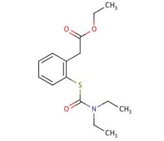 Ethyl [2-Diethylaminocarbonylthio)]phenylacetate (CAS 1076198-03-2) - chemical structure image