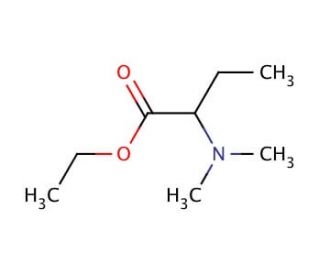 Ethyl 2-(dimethylamino)butanoate - chemical structure image