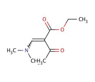 Ethyl 2-Dimethylaminomethylene-3-oxobutanoate (CAS 51145-57-4) - chemical structure image