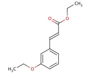 Ethyl 2-ethoxycinnamate (CAS 50636-22-1) - chemical structure image