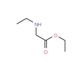 ethyl 2-(ethylamino)acetate (CAS 3183-20-8) - chemical structure image