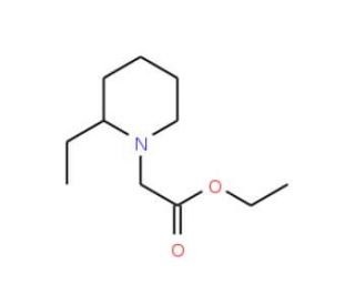 Ethyl (2-ethylpiperidin-1-yl)acetate - chemical structure image