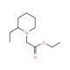 Ethyl (2-ethylpiperidin-1-yl)acetate - chemical structure image