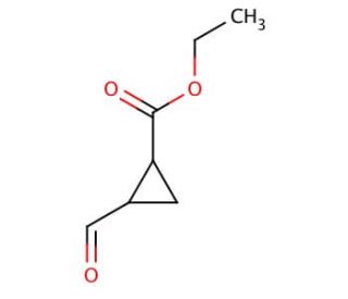 Ethyl 2-Formyl-1-Cyclopropanecarboxylate - chemical structure image