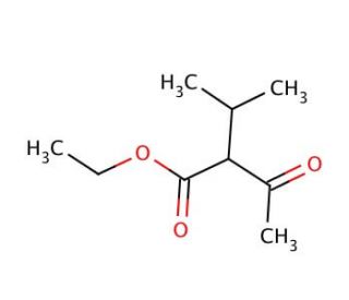 Ethyl 2-isopropylacetoacetate (CAS 1522-46-9) - chemical structure image