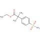 Ethyl 2-Methyl-2-(4-sulfamoylphenyl)propionate (CAS 374067-94-4) - chemical structure image