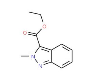Ethyl 2-methyl-2H-indazole-3-carboxylate (CAS 405275-87-8) - chemical structure image